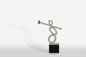 MJF PA12GB Plastic Gray Statue | Versatile Plastic Short Black Stage & Crow
