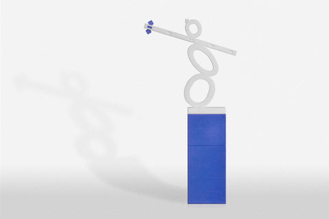 Sandstone Statue | Versatile Plastic Blue Long Stage & Crow