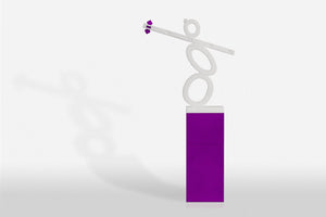 Sandstone Statue | Versatile Plastic Purple Long Stage & Crow