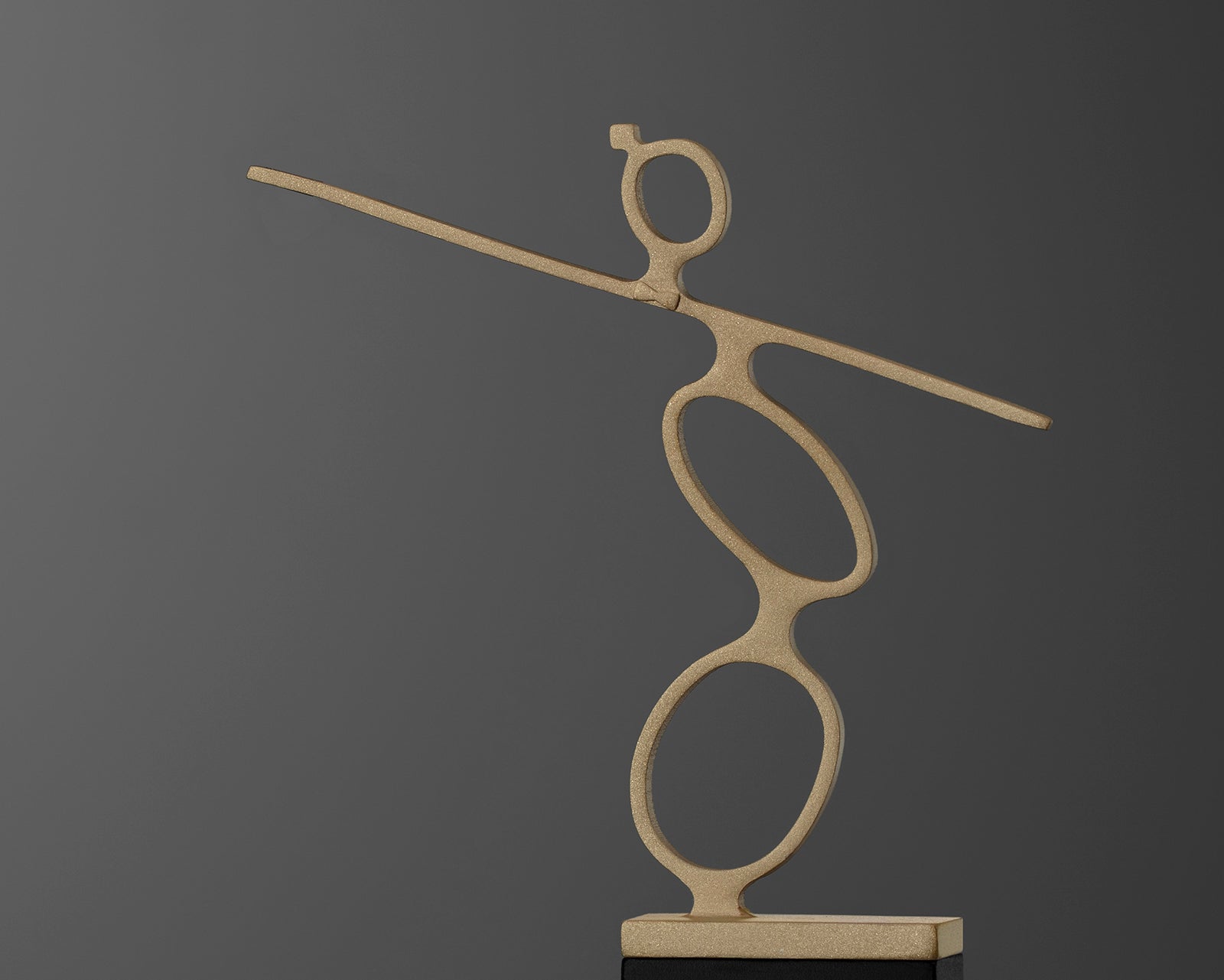 Oki Core | Brass Statue - Sand Blasting
