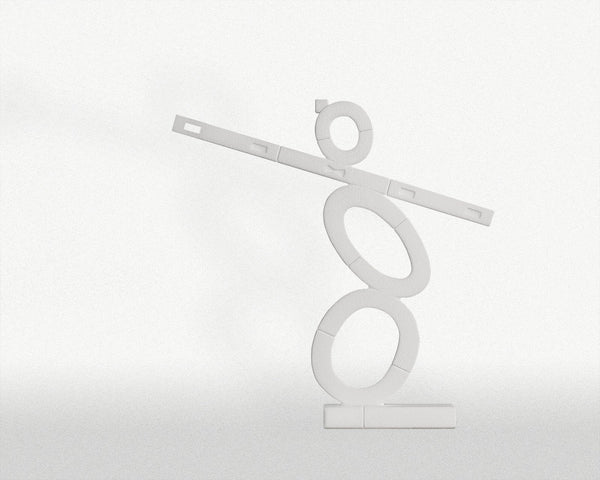 Sandstone Statue | Versatile Plastic White Thin Stage & Crow