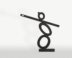 Oki Total | Versatile Plastic Statue - Black