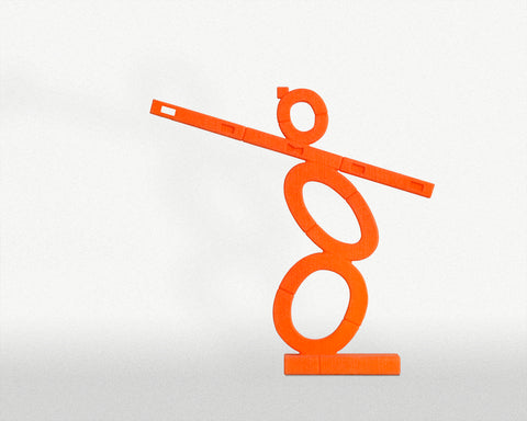 Oki Total | Versatile Plastic Statue - Orange