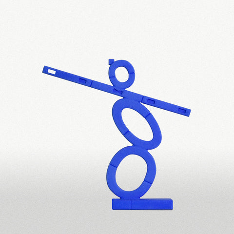 Oki Total | Versatile Plastic Statue - Blue