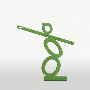 Oki Total | Versatile Plastic Statue - Green
